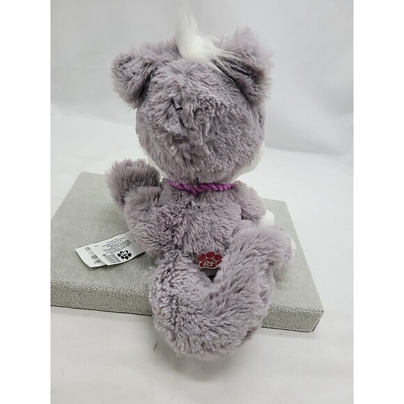 Rescue Tales Grey ,White And Purple Kitty Plush Little Tikes 7" - Picture 8 of 16